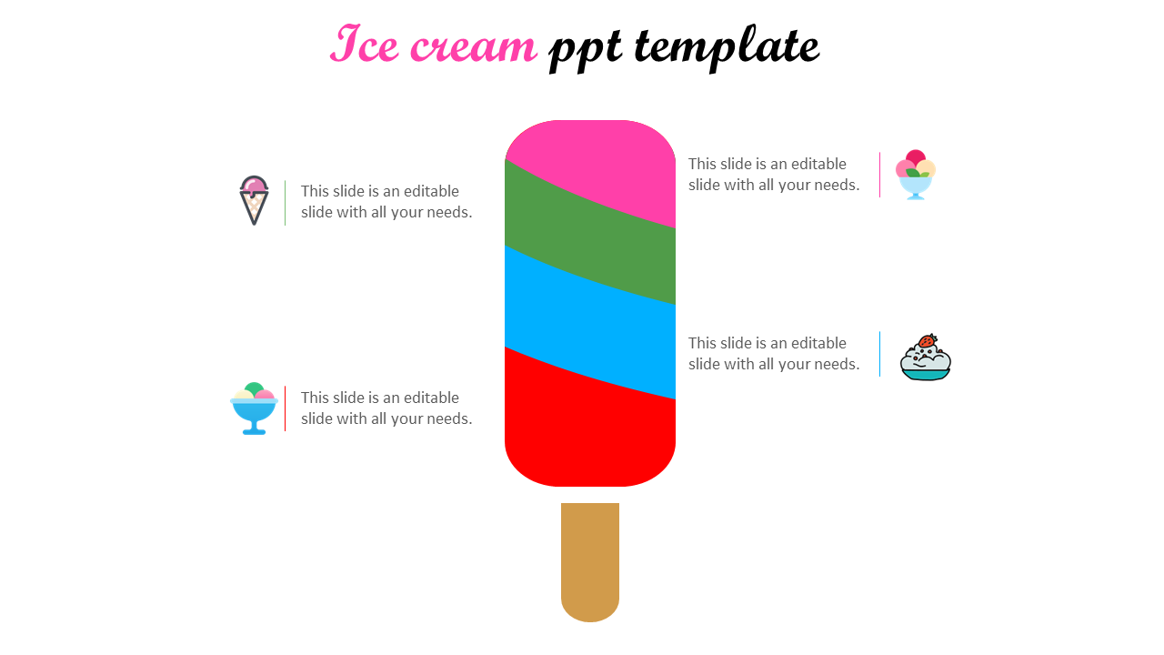 ice cream ppt template